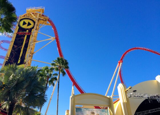 Hollywood Rip Ride Rockit tem 51 metros de pico e atinge 105 km/h