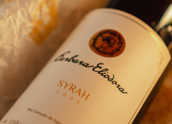 “Syrah Leve”, traduzido do francês, é da produção da vinícola boutique Barbara Eliodora