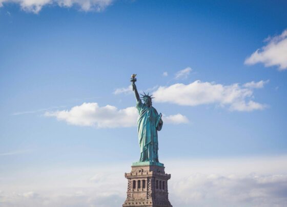 Estátua da Liberdade, em Nova York, um dos símbolos dos Estados Unidos