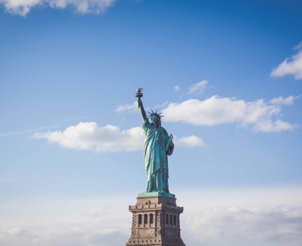 Estátua da Liberdade, em Nova York, um dos símbolos dos Estados Unidos
