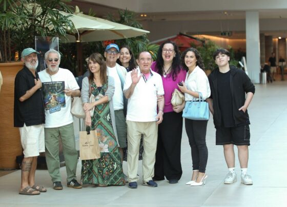 Renato Aragão almoça com a família – Fotos: Edson Douglas