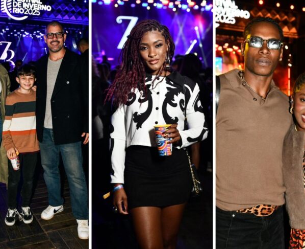 Juliano Cazarré, Erika Januza, Clara Moneke no Festival de Inverno